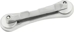 Bigsby Sorkin (Bowtie) Bridge Assembly Wound-G Compensated, Polished Aluminum