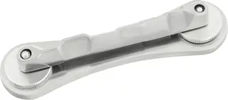 Bigsby Sorkin (Bowtie) Bridge Assembly Wound-G Compensated, Polished Aluminum