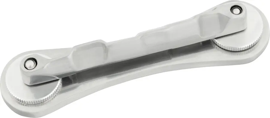 Bigsby Sorkin (Bowtie) Bridge Assembly Wound-G Compensated, Polished Aluminum 