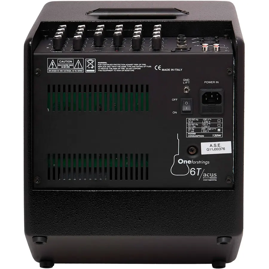 Acus One For Strings 6T-SIMON V2 Black akustisk gitar-forsterker 