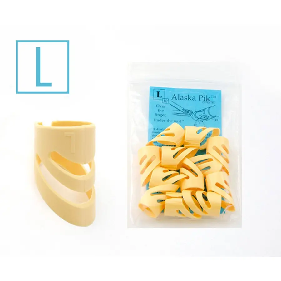 AlaskaPik plastic large fingerplekter (12 stk) 
