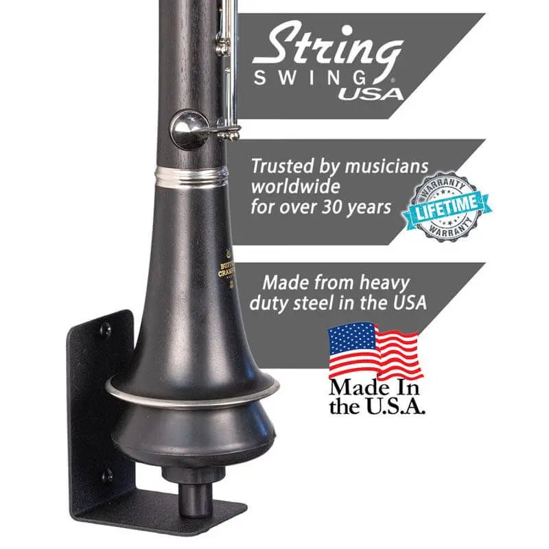 String Swing BHH13 FW veggholder for klarinett 