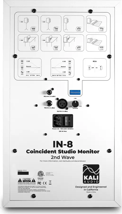 Kali Audio IN-8 V2 White (pris pr stk) 