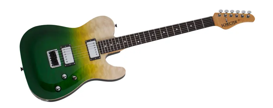 Schecter PT Classic Caribbean Fade Burst 