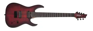 Schecter Sunset-7 Extreme Scarlet Burst