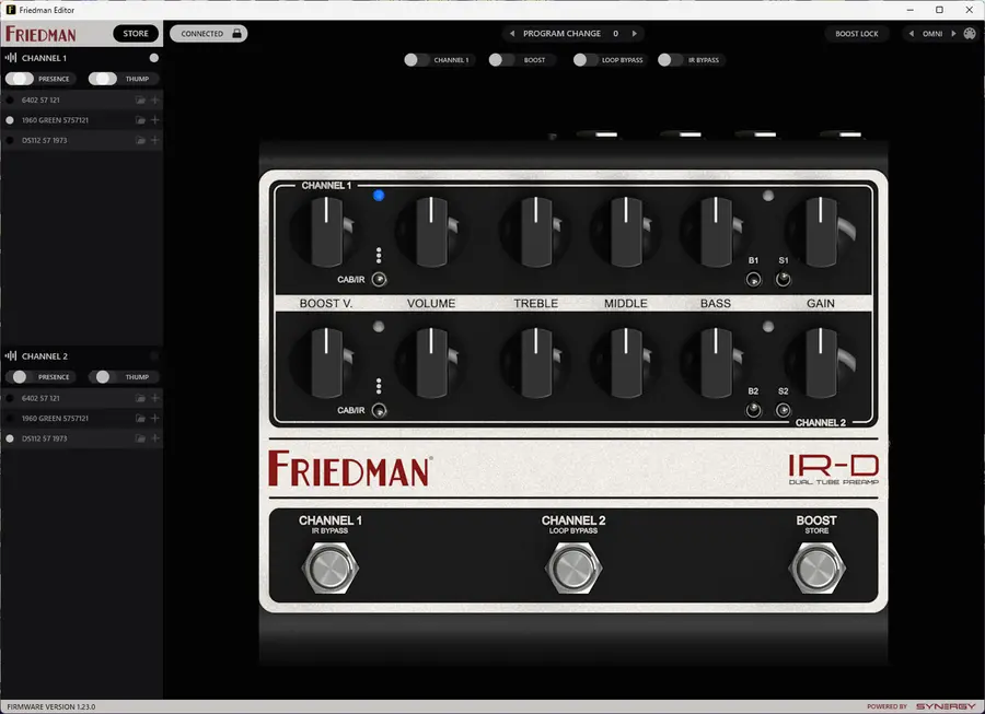 Friedman IR-D 2-kanals preamp 
