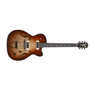 Godin 5th Ave TL Vintage Burst HG Gold Foil Dogear