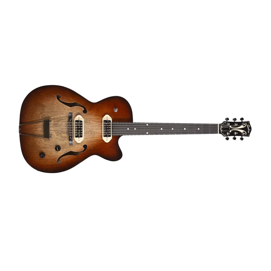 Godin 5th Ave TL Vintage Burst HG Gold Foil Dogear 