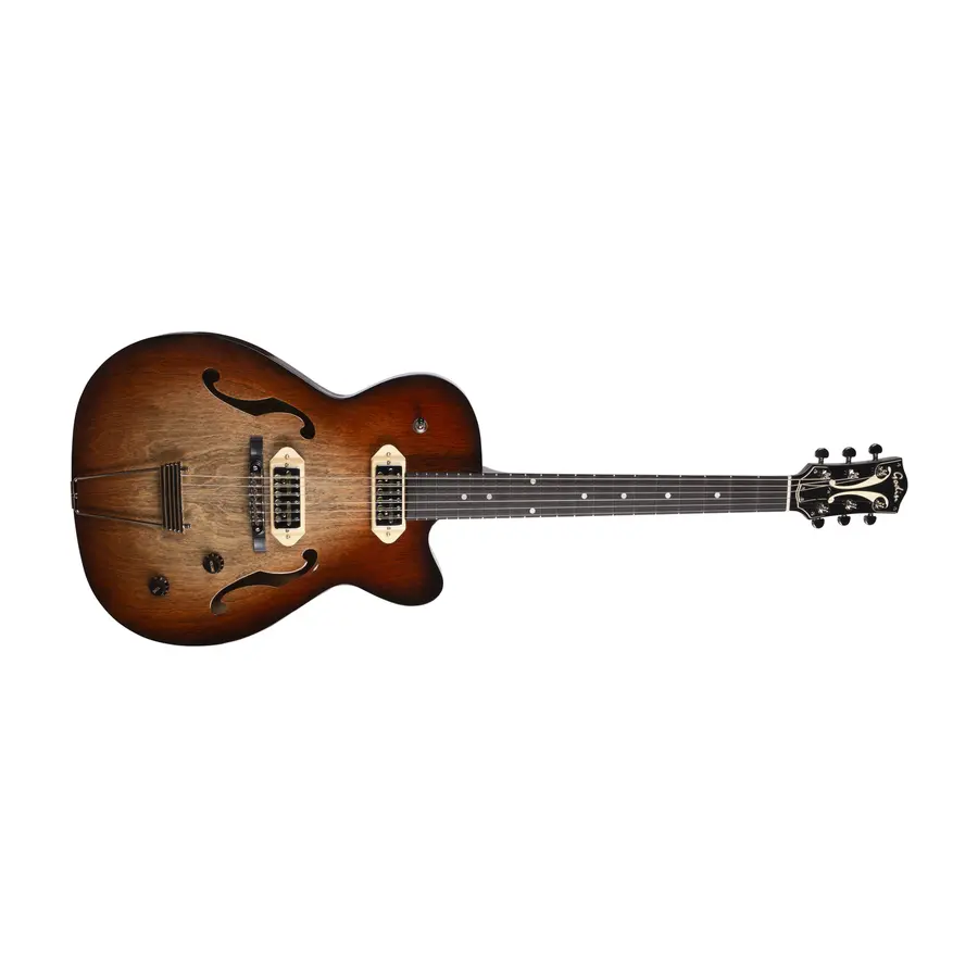 Godin 5th Ave TL Vintage Burst HG Gold Foil Dogear 