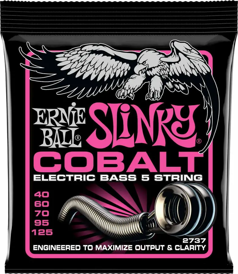 Ernie Ball 2737 Cobalt Super Slinky Bass (040-125) 5-strengers 