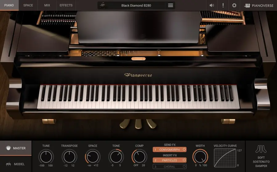 IK Multimedia Pianoverse [Download] Black Diamond B280 