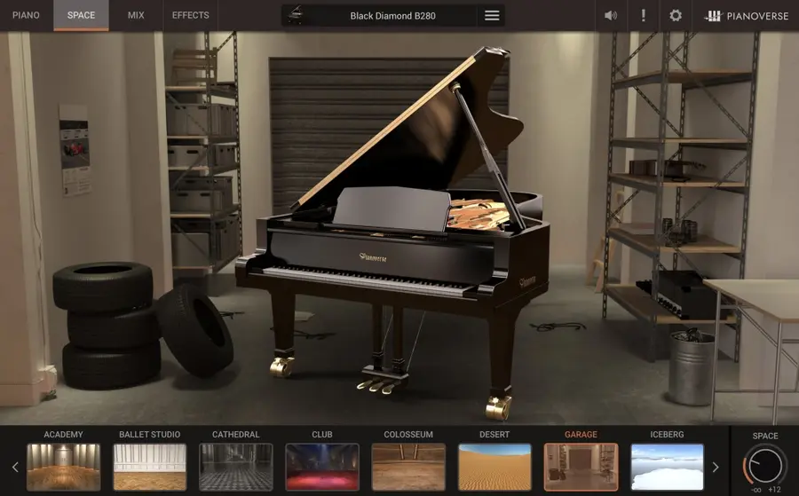 IK Multimedia Pianoverse [Download] Black Diamond B280 
