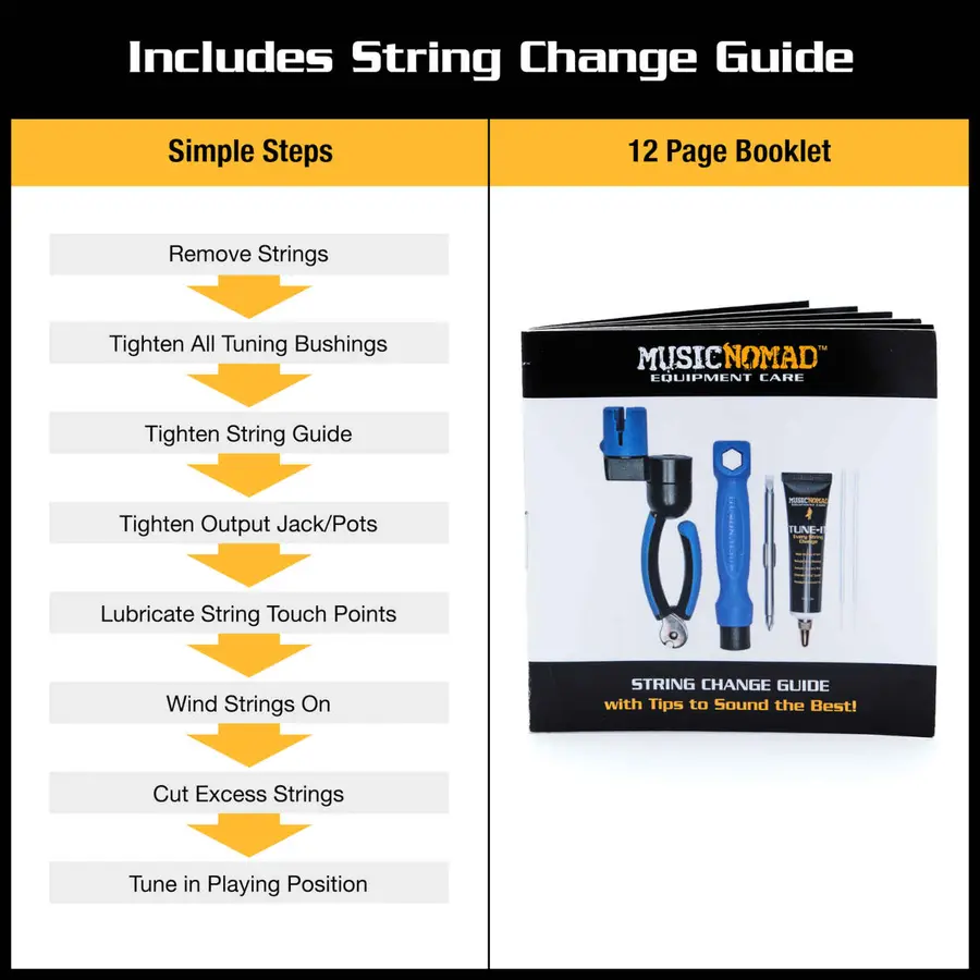 MusicNomad MN218 String Change Tool Kit 