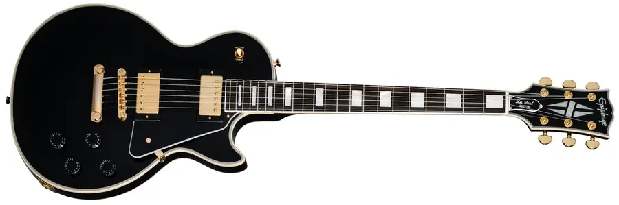 Epiphone Les Paul Custom Ebony Incl Hard Case 