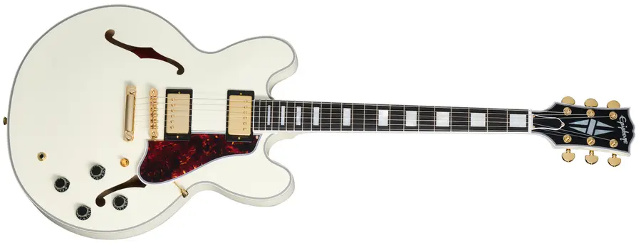 Epiphone 1959 ES-355 Classic White Incl Hard Case 
