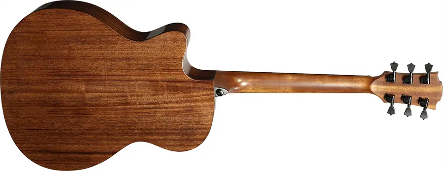 LAG T-RED Tramontane Auditorium Cutaway Acoustic-Electric Red Burst 