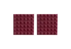 Gator Frameworks GFW-ACPNL1212PBDY-2PK 2 Pack of Burgundy 12x12" Acoustic Panel