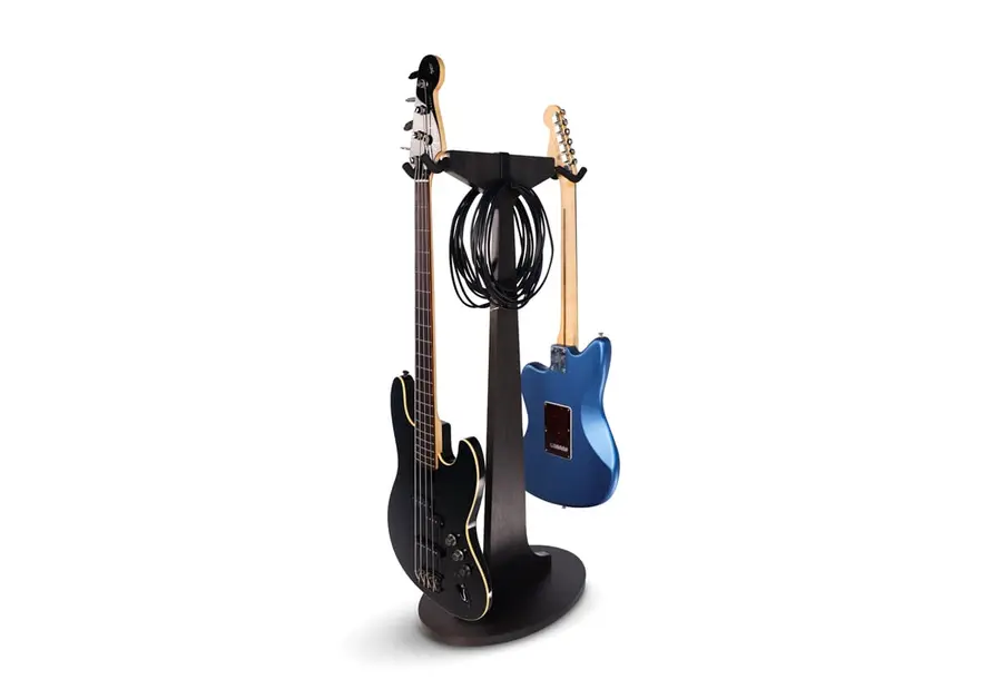 Gator Frameworks GFW-ELITEGTRHNGSTD-2X Brown Dual Hanging Guitar Stand 