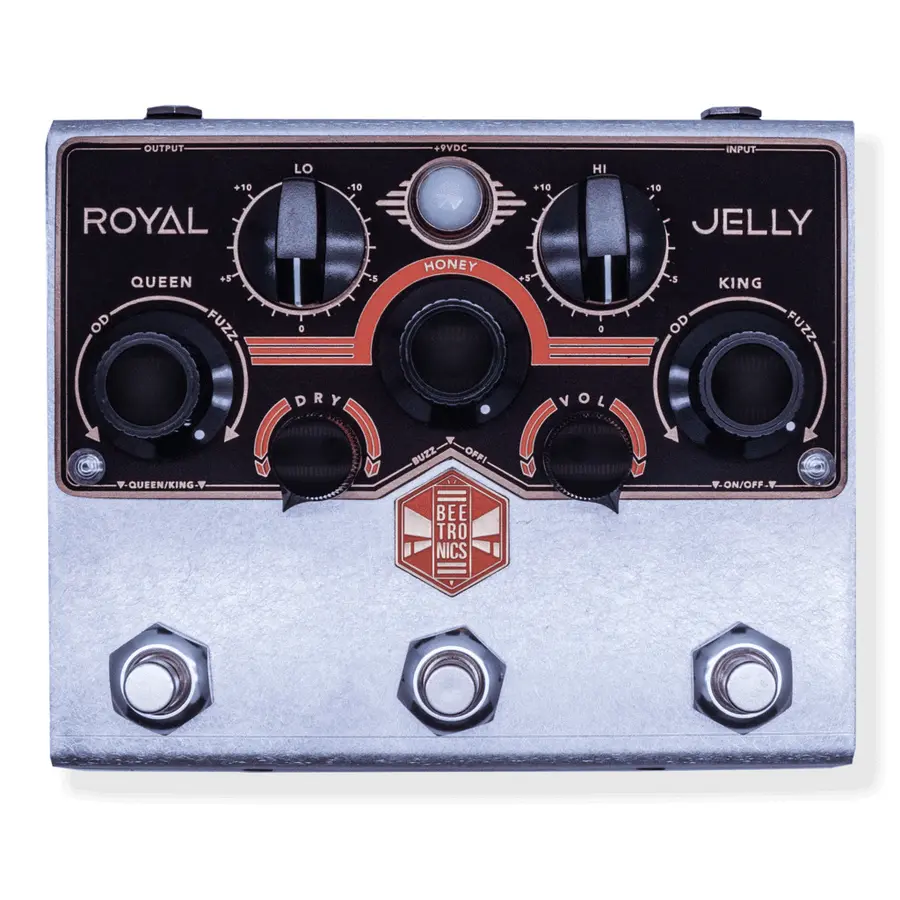 Beetronics FX Royal Jelly V2 Overdrive/Fuzz Blender (black) 
