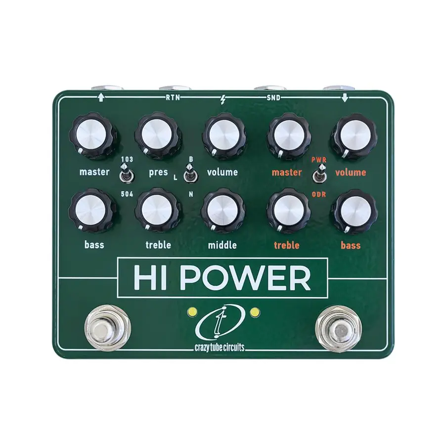 Crazy Tube Hi Power Dual Channel Amp in a box / Overdrive 