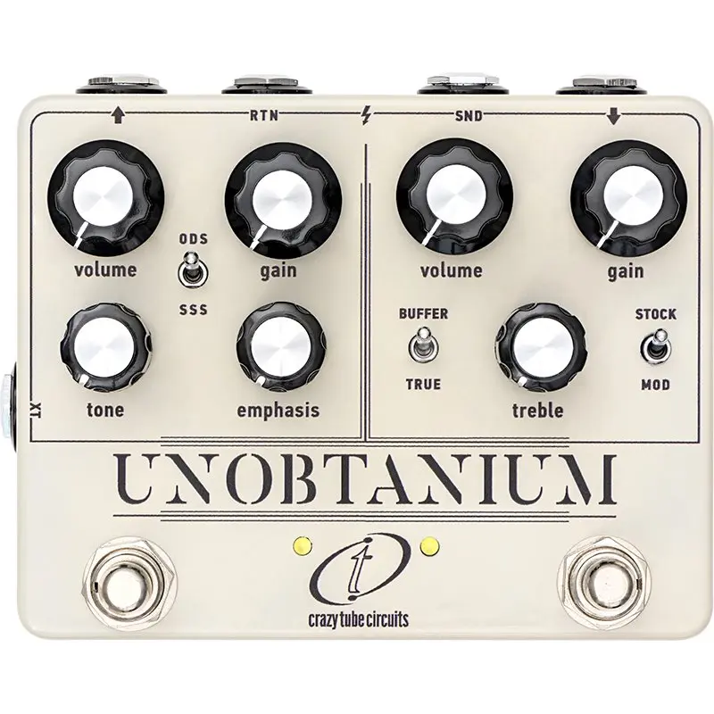 Crazy Tube Unobtanium Dual Channel Amp in a box / Overdrive 