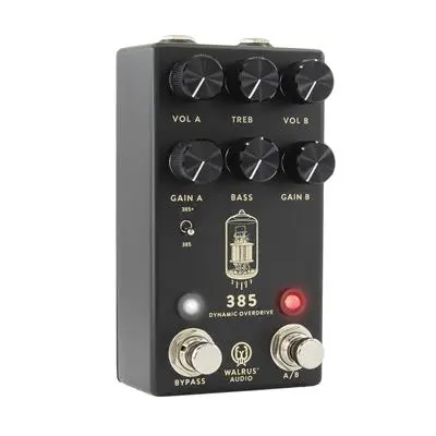 Walrus Audio 385 MKII Black Dynamic Overdrive 