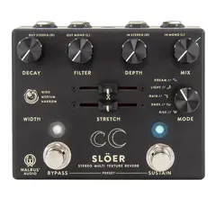 Walrus Audio Slöer Black Stereo Ambient Reverb Black