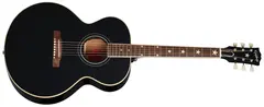 Epiphone J-180 LS Ebony Med hardcase