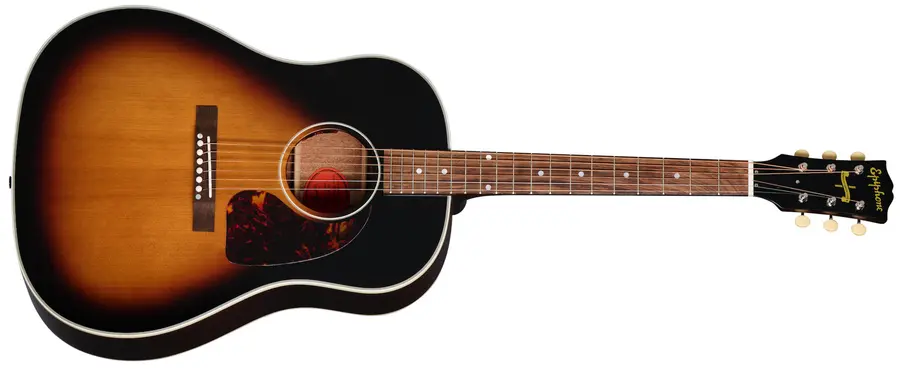 Epiphone 1942 Banner J-45 Vintage Sunburst, med hardcase 