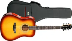 Kepma Guitars Solid Top F1 Cherry Burst Dreadnought Ak.gitar