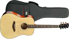 Kepma Guitars Solid Top F1E Natural Dreadnought Ak.gitar m/pickup