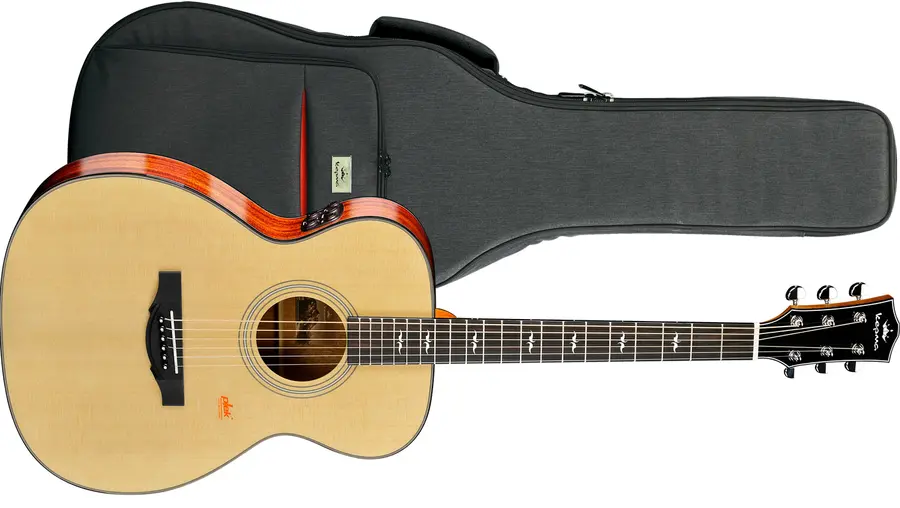 Kepma Guitars Solid Top F1E Natural OM Ak.gitar m/pickup 