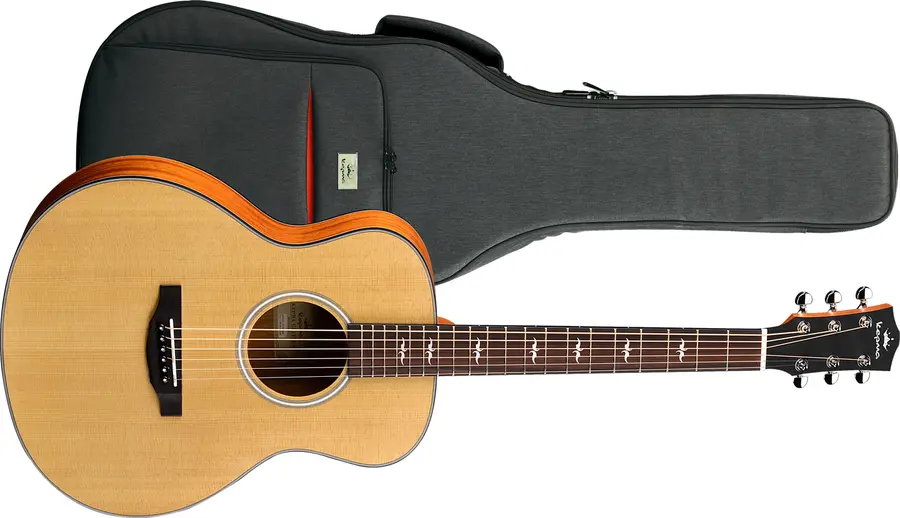 Kepma Guitars Travel FS36 Natural Mini OM Ak.gitar 