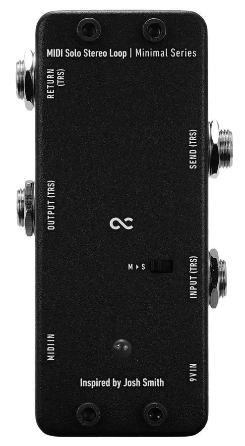 One Control Minimal MIDI SS Loop True Bypass Looper 