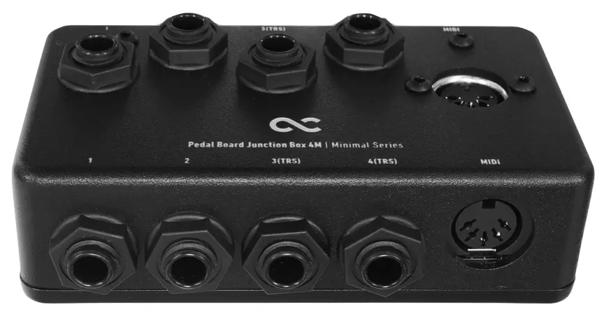 One Control Minimal Pedal Board Junction Box 4M - Pedalboard Patchbay 