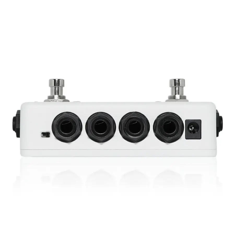 One Control Minimal White Loop with BJF A/B Switch / True Bypass Looper 
