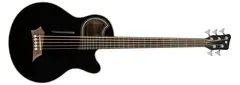 Warwick RockBass Alien Standard 5-String Fretless w/Lines, Solid Black Satin