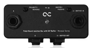 One Control Minimal Pedal Board Junction Box w/BJF Buffer - Pedalboard Patchbay