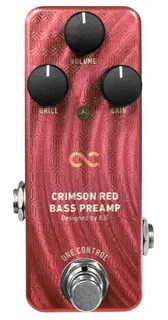 One Control Crimson Red Bass Preamp