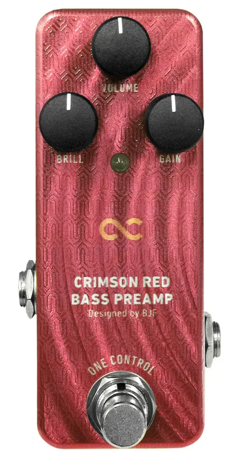 One Control Crimson Red Bass Preamp 