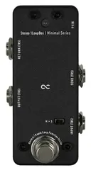 One Control Minimal Stereo 1 Loop Box True Bypass Looper