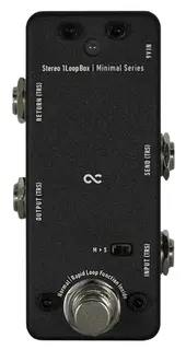 One Control Minimal Stereo 1 Loop Box True Bypass Looper