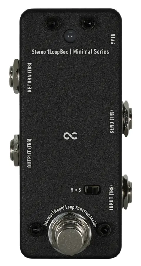 One Control Minimal Stereo 1 Loop Box True Bypass Looper 