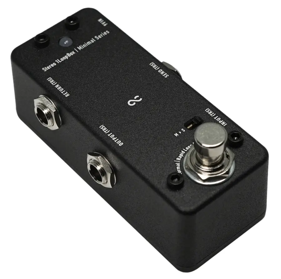 One Control Minimal Stereo 1 Loop Box True Bypass Looper 