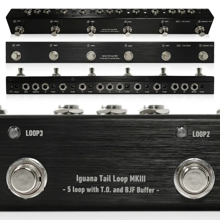 One Control Iguana Tail Loop MKIII 5-Channel Loop Switcher with BJF Buffer 