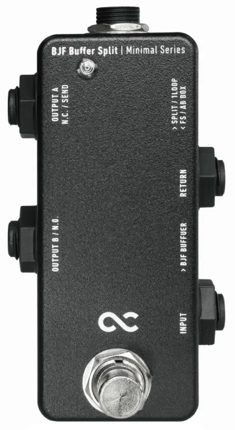 One Control Minimal BJF Buffer Split AB Switch/True Bypass Looper/Splitter 