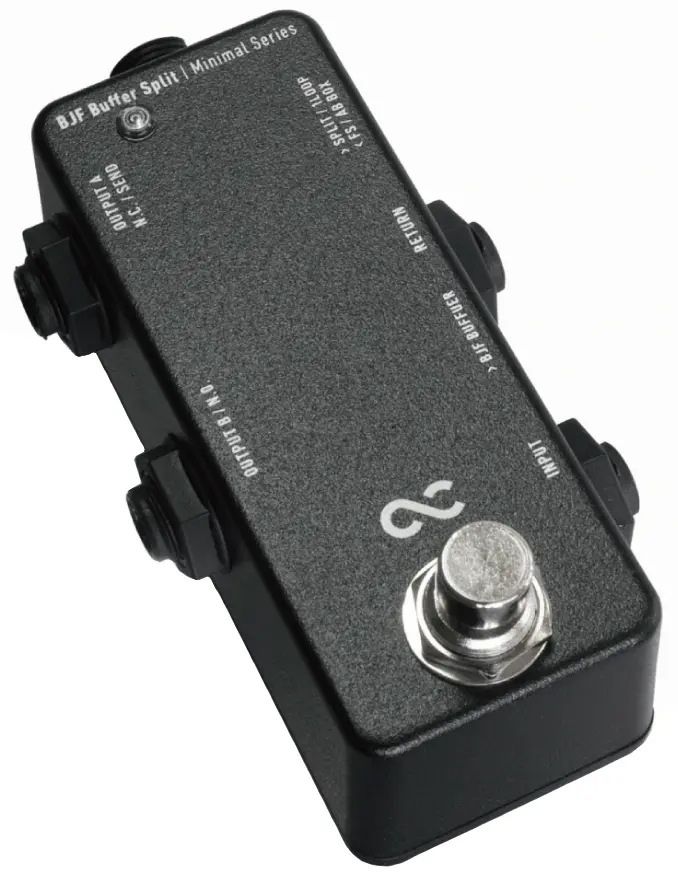 One Control Minimal BJF Buffer Split AB Switch/True Bypass Looper/Splitter 