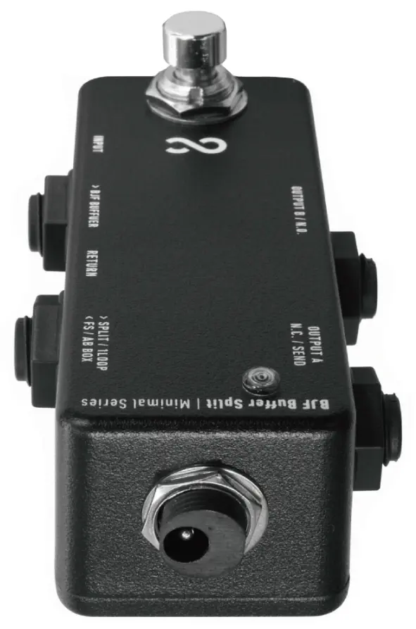 One Control Minimal BJF Buffer Split AB Switch/True Bypass Looper/Splitter 