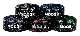 Mooer Rainbow Colorful Metal Footswitch Topper, 5-pakning