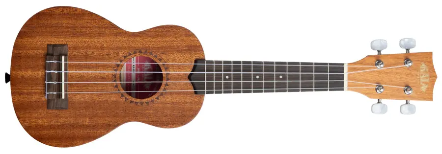 Kala KA-15S Satin Mahogany Soprano Ukulele med bag (UB-S) 